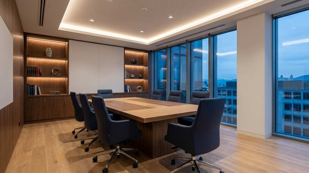 Fictional consulting office placeholder in London